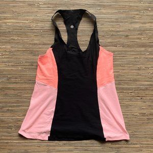 Lululemon Neon Orange Racerback Tank Top - Size 10/12